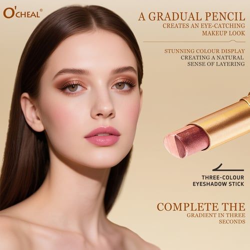 3 Shade Cream Eyeshadow Stick