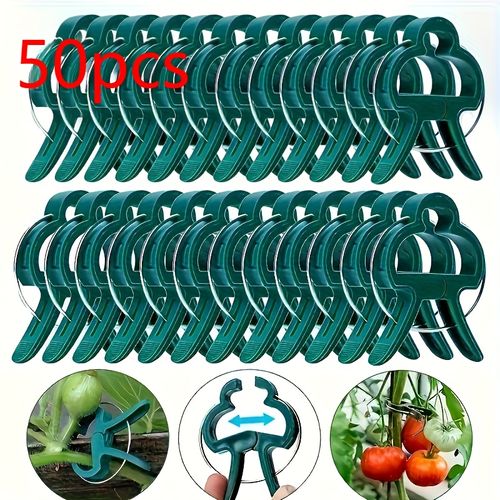 🔥50pcs Adjustable Plant Support Clips