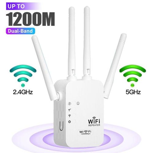 🔥2026 hot sale 🎁1200Mbps Dual Band (5GHz 2.4GHz) WiFi Extender Covers