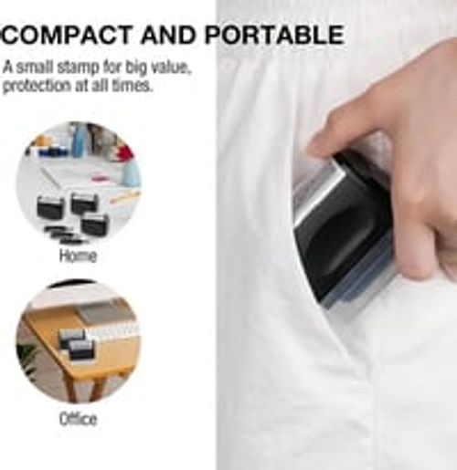 Privacy Protection Security Roller Stamp