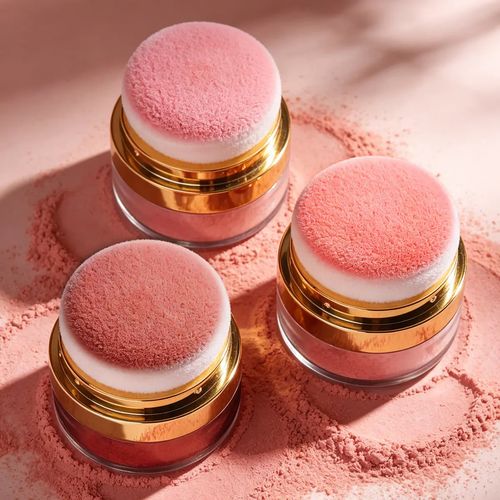 💄3 boxes,makeup set kit,Lazy blush, quick makeup, with a small mirror, makeup at any time, 3 color blush