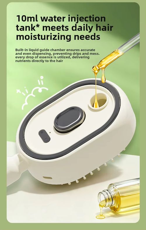 Cross-border Bestseller Electric Spray airbag Massage Comb Essential Oil Atomization Hair Care Featuring Self-cleaning
