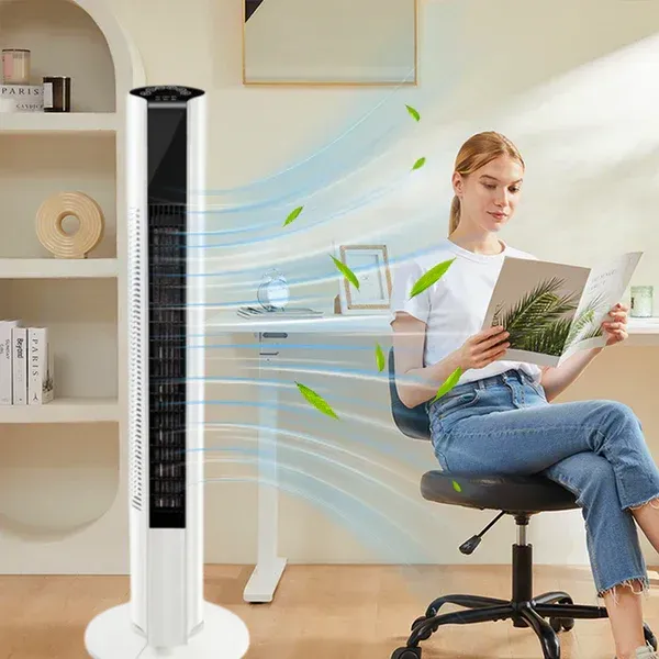 Smart Silent Tower Fan for Bedroom