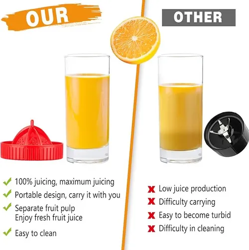 Mini Citrus Juicer Portable Usb Rechargeable Orange Juicer Machine One Button Button Juice Machine Fresh Fruit Juices