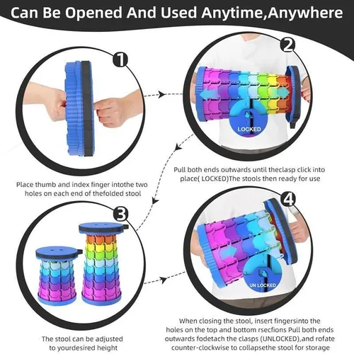 🏠Hot Sale 49% OFF 🔥Upgraded Collapsible Stool