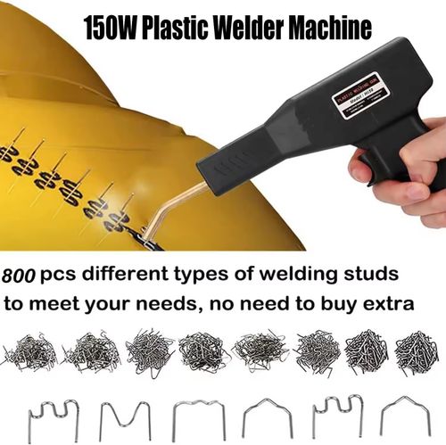 Best 50W Hot Stapler Plastic Bumper PVC Welding Gun for Car Bumper Repair Efficient Car Repair ToolWith 200 clips