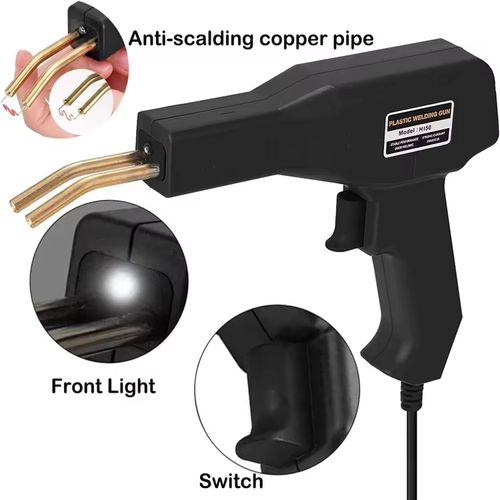 Best 50W Hot Stapler Plastic Bumper PVC Welding Gun for Car Bumper Repair Efficient Car Repair ToolWith 200 clips