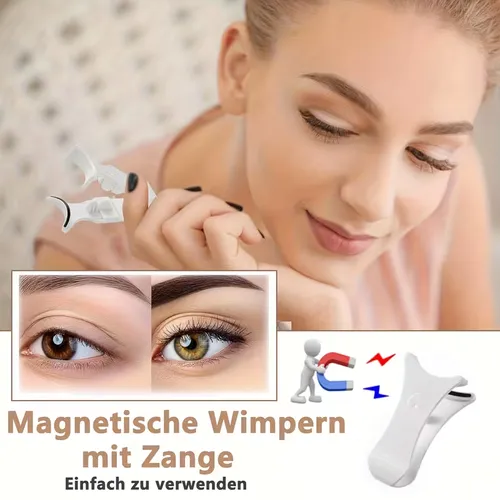 ✨buy one and get one free✨Magnetic Eyelash Set - Reusable clip-fixed magnetic eyelashes that do not require glue and are easy to use, presenting a natural effect