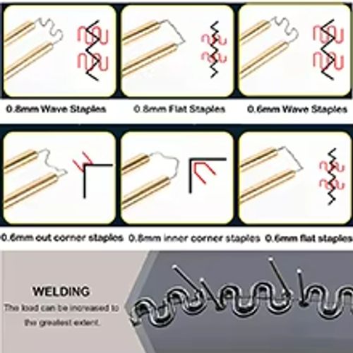 Best 50W Hot Stapler Plastic Bumper PVC Welding Gun for Car Bumper Repair Efficient Car Repair ToolWith 200 clips