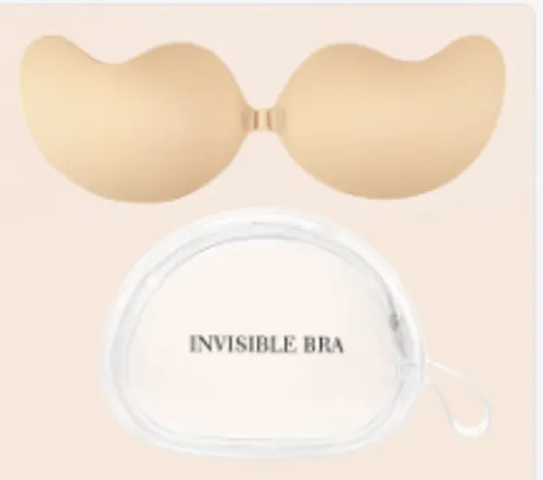 Invisible Diva Strapless Backless Push up Bra → Bra ya Diva Isiyoonekana, Isiyo na Mistari, Isiyo na Nyuma na Inavuta