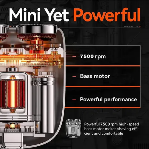 ⏰ 2026 New Upgrade Pocket Shaver USB Mini Shavers for Men