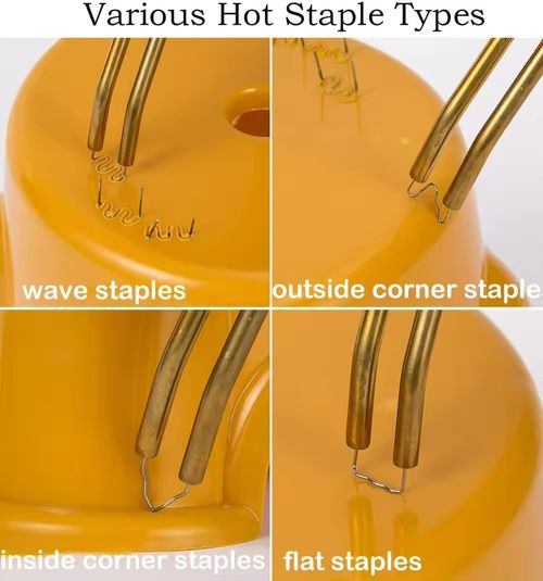 Best 50W Hot Stapler Plastic Bumper PVC Welding Gun for Car Bumper Repair Efficient Car Repair ToolWith 200 clips