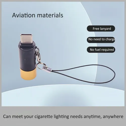 Flameless Windproof Coil Mini Type-C Lighter