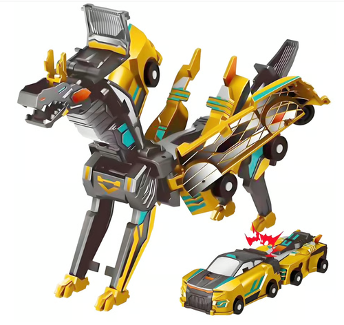 🎁Children's Day Special ✨ Collision Transforming Dinosaur Car Toy