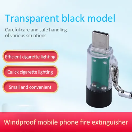 Flameless Windproof Coil Mini Type-C Lighter