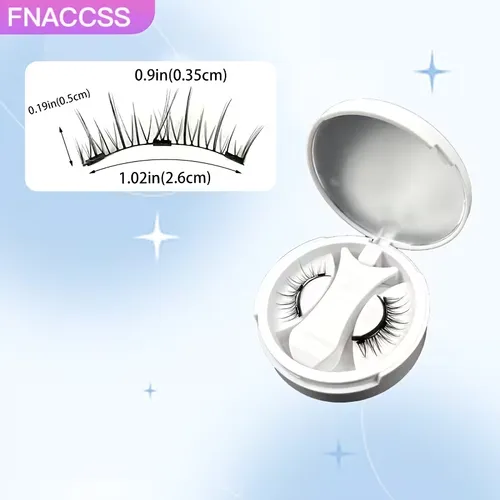 ✨buy one and get one free✨Magnetic Eyelash Set - Reusable clip-fixed magnetic eyelashes that do not require glue and are easy to use, presenting a natural effect