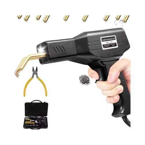 Best 50W Hot Stapler Plastic Bumper PVC Welding Gun for Car Bumper Repair Efficient Car Repair ToolWith 200 clips