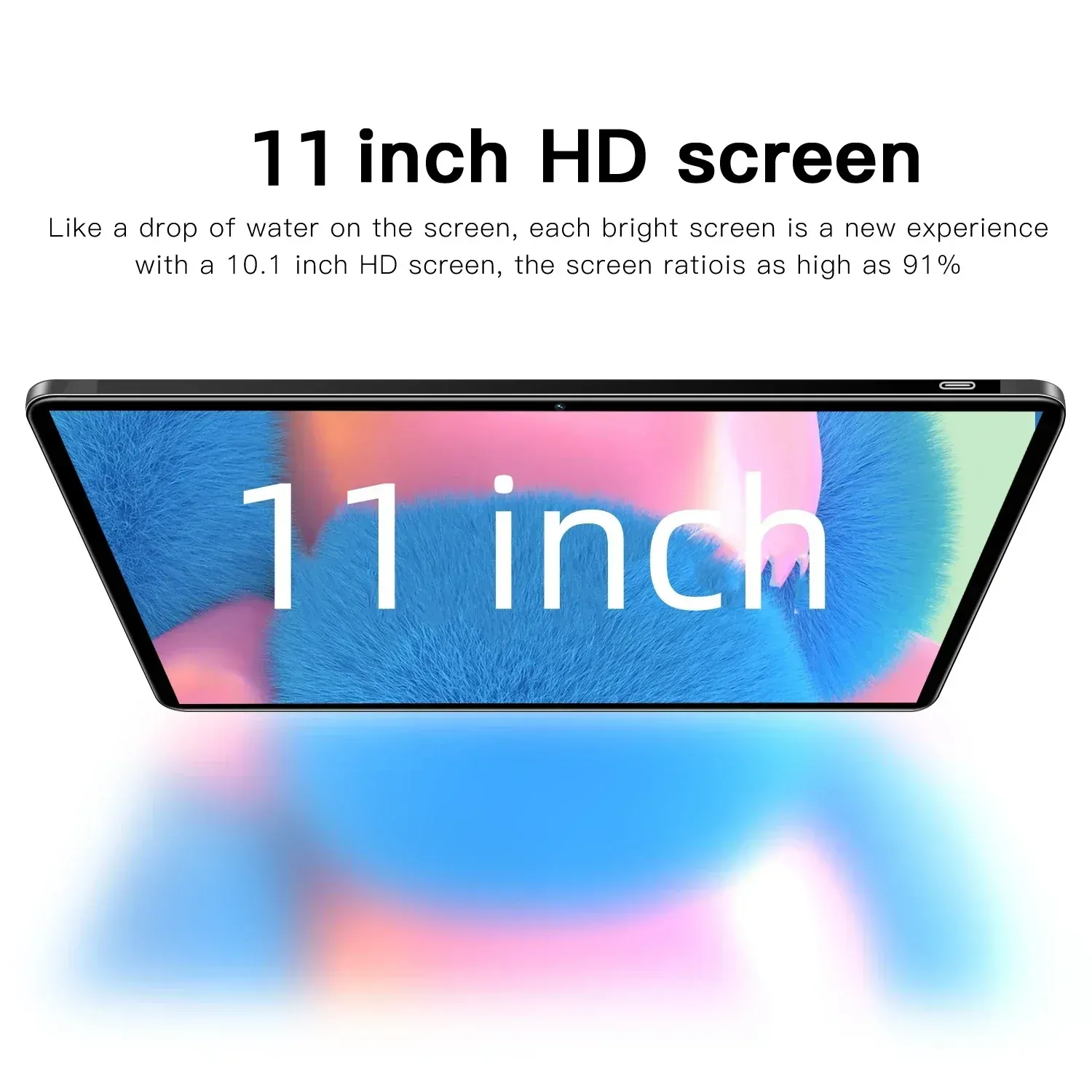 New 10.1-inch Original Android Tablet 12GB RAM 1TB ROM Google Play Dual camera Calling Tablet Bluetooth WIFI Android 11 5000mAh