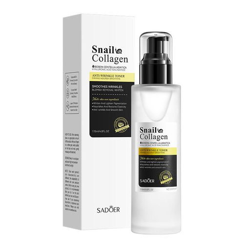 SADOER Facial Moisturizing, Nourishing, Repairing and Brightening Snail Collagen Anti-aging and Anti-wrinkle Skincare Set