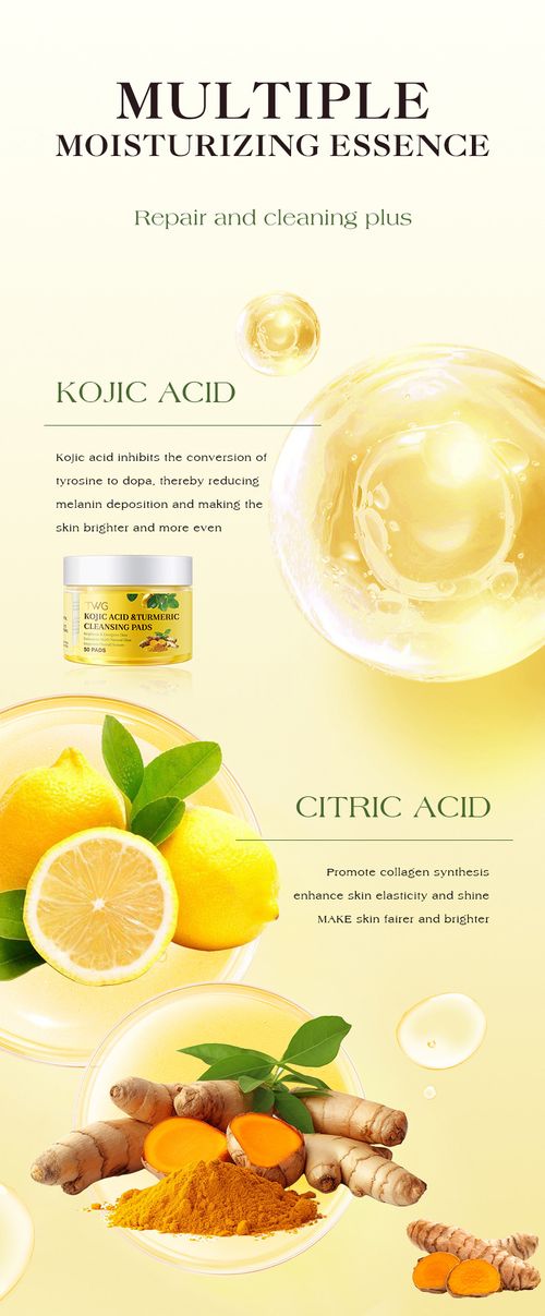 TWG Kojic Acid Turmeric Cleansing Pads