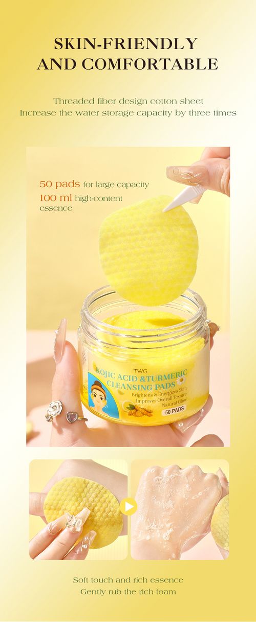 TWG Kojic Acid Turmeric Cleansing Pads