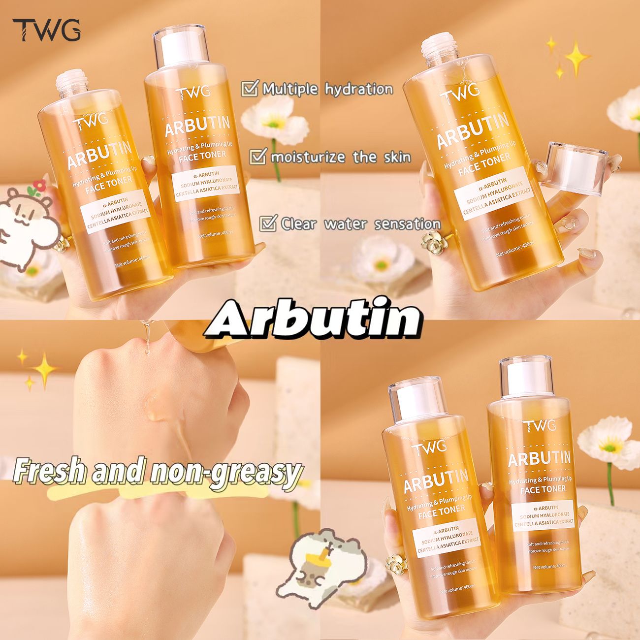 TWG Arbutin Essential Facial Toner