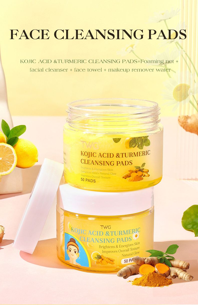 TWG Kojic Acid Turmeric Cleansing Pads