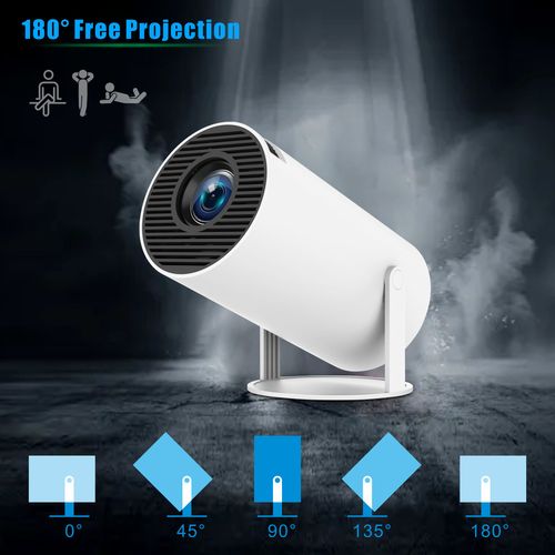 Tripsky Hot Sell Projector HY300 Pro Smart Android 11.0 Portable HD MIni 4K 1080P Auto Correction Home Theater Projecteur