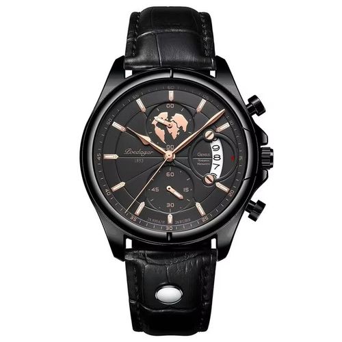 POEDAGAR 9898 Original Quartz Movement Three Pointers Fashion Wristwatch Luxury Luminous Hands Water Resistant For Men's Watches