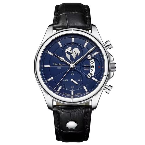 POEDAGAR 9898 Original Quartz Movement Three Pointers Fashion Wristwatch Luxury Luminous Hands Water Resistant For Men's Watches