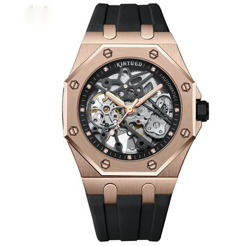 Best Mechanical watch for men, fully automatic mechanical watch, fashionable hollow men's watch, popular waterproof men's watch