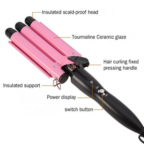 Steamer Steam Styler Cream 3 in 1 Rechargeable Hair Curler Straightener for Men