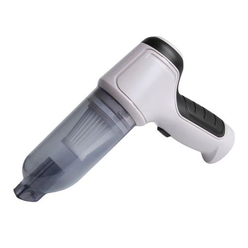 High Power Cordless Car Vacuum Cleaner Portable Dual Filter Strong Suction ABS Material Rechargeable for Dry Cleaning