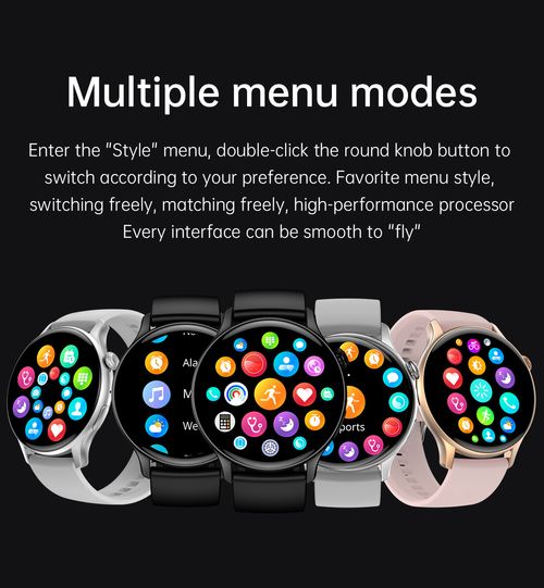 2025 AMOLED smart watch  HK85 1.43inch round  HD full touch screen  ip68 waterproof  fashion luxury ladies smartwatch