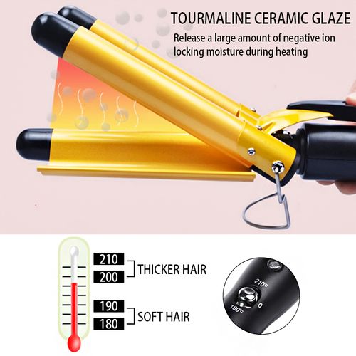 Steamer Steam Styler Cream 3 in 1 Rechargeable Hair Curler Straightener for Men