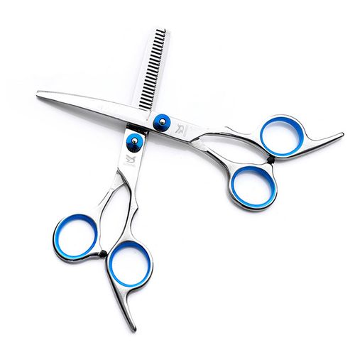 Hair Clipper Cleaning Tool Professional Stainless Steel Pet Grooming Scissors Set With Animal Hair Removal Comb