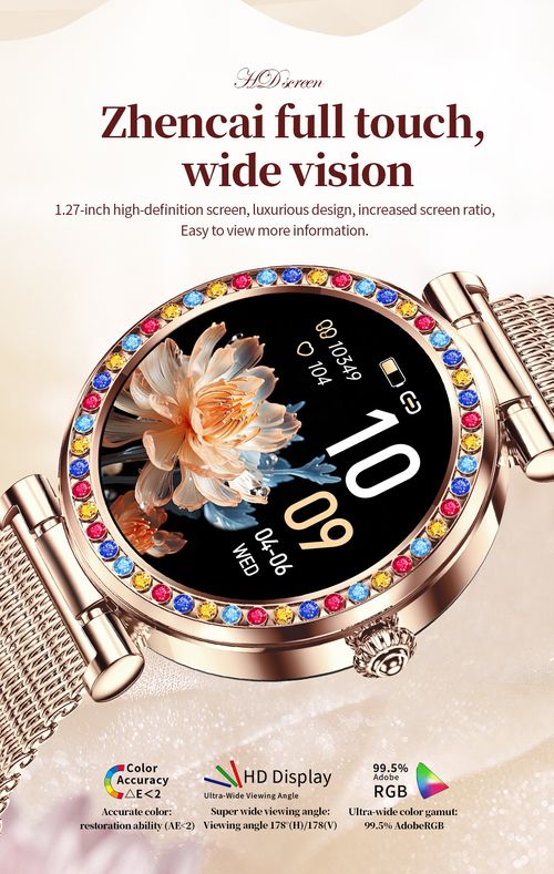 2024 Luxury Ladies Smart Watch CF30 Metal Case Heart Rate Monitor Answer Call Function Colorful diamonds for Women Girls