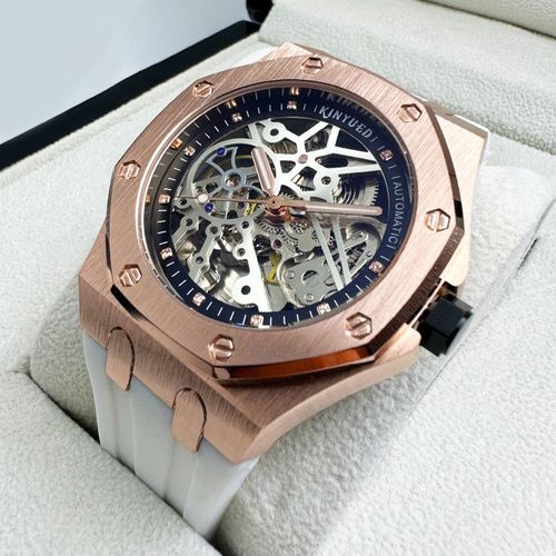 Best Mechanical watch for men, fully automatic mechanical watch, fashionable hollow men's watch, popular waterproof men's watch