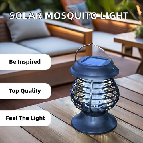 Conveniente suspensão solar LED Mosquito Light com fonte de alimentação IP65 5W Controle de insetos de jardim certificado pela ROHS Road Application
