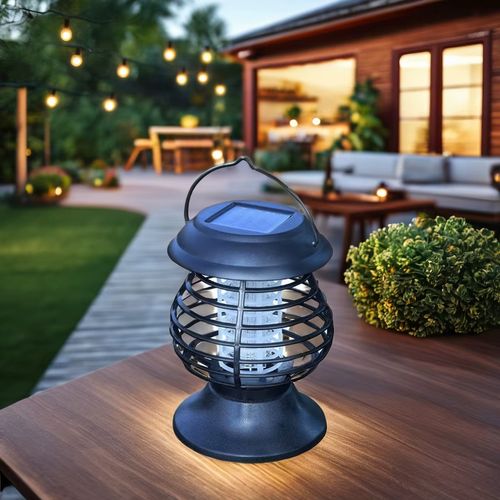 Conveniente suspensão solar LED Mosquito Light com fonte de alimentação IP65 5W Controle de insetos de jardim certificado pela ROHS Road Application