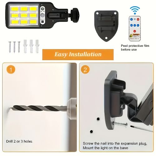 Solar Motion Sensor Wall Lamp