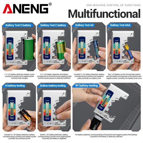 Digital Battery Tester with LCD