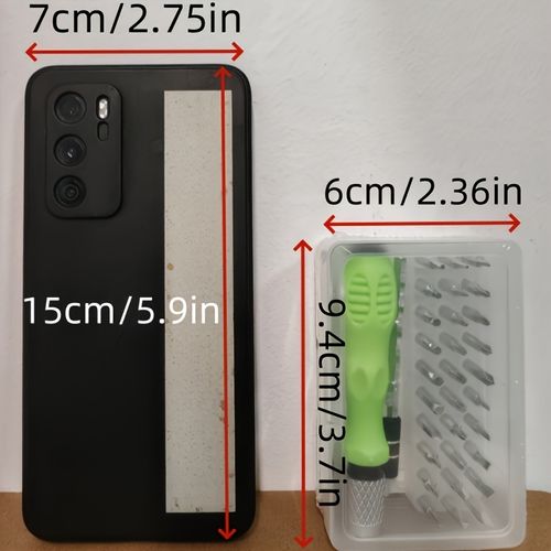 32Pcs Portable Magnetic Precision Screwdriver Kit for Phone Car Camera Furniture Repair