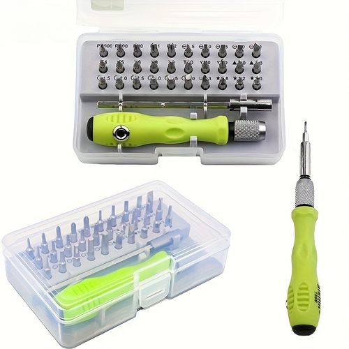 32Pcs Portable Magnetic Precision Screwdriver Kit for Phone Car Camera Furniture Repair