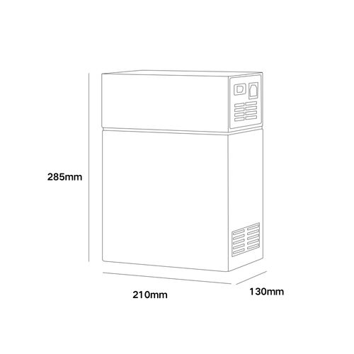 HITHIUM 1kWh Power Station - Solar charge + Power for TV Fan Wifi