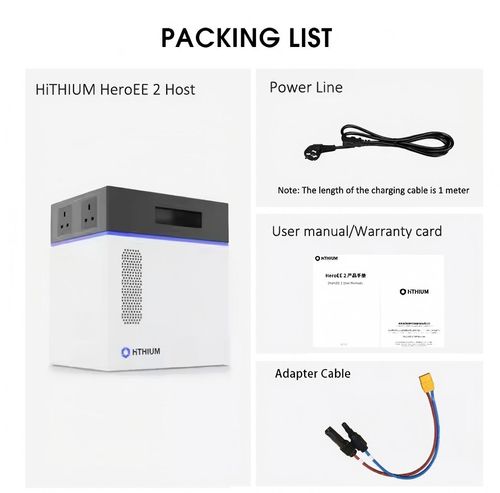HITHIUM HeroEE 2kWh Portable Power Supply Power Station For Home Backup & Outdoor