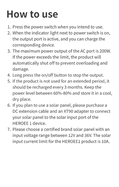 HITHIUM 1kWh Power Station - Solar charge + Power for TV Fan Wifi