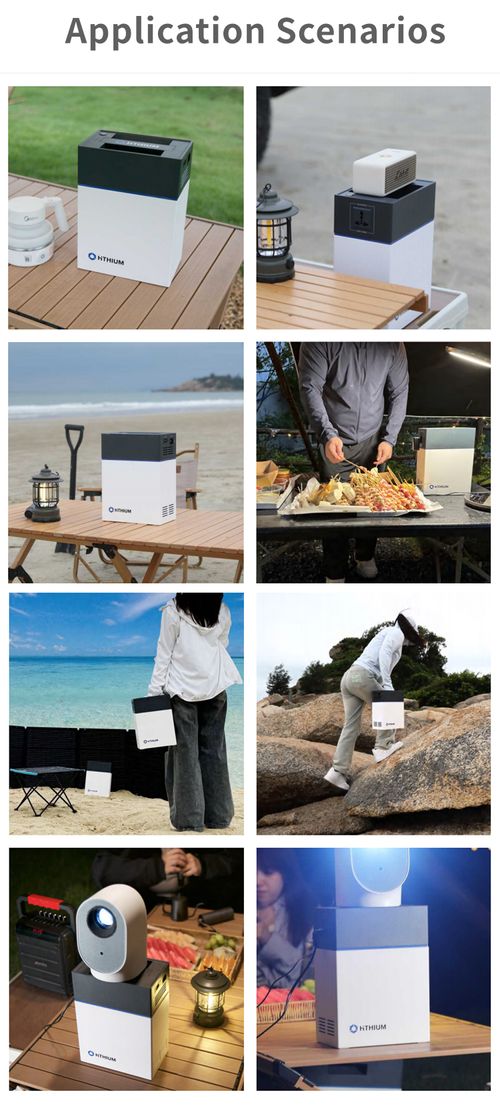 HITHIUM 1kWh Power Station - Solar charge + Power for TV Fan Wifi