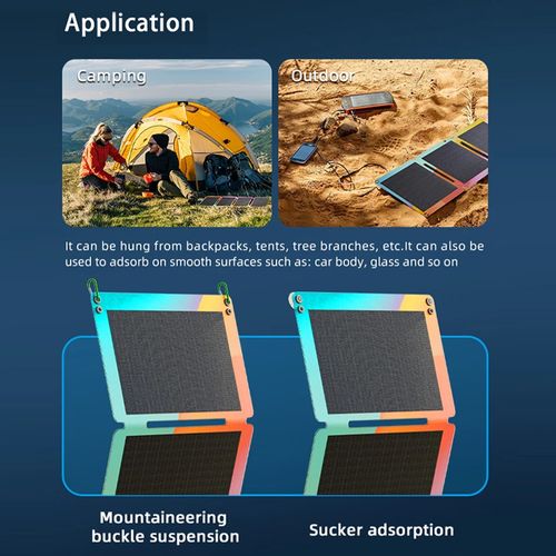 Portable 23W Foldable Dual Output Solar Cherge Panel