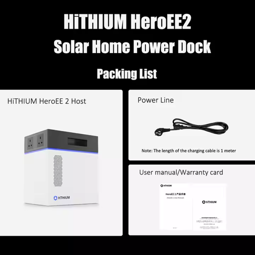 HITHIUM HeroEE 2kWh Portable Power Supply Power Station For Home Backup & Outdoor